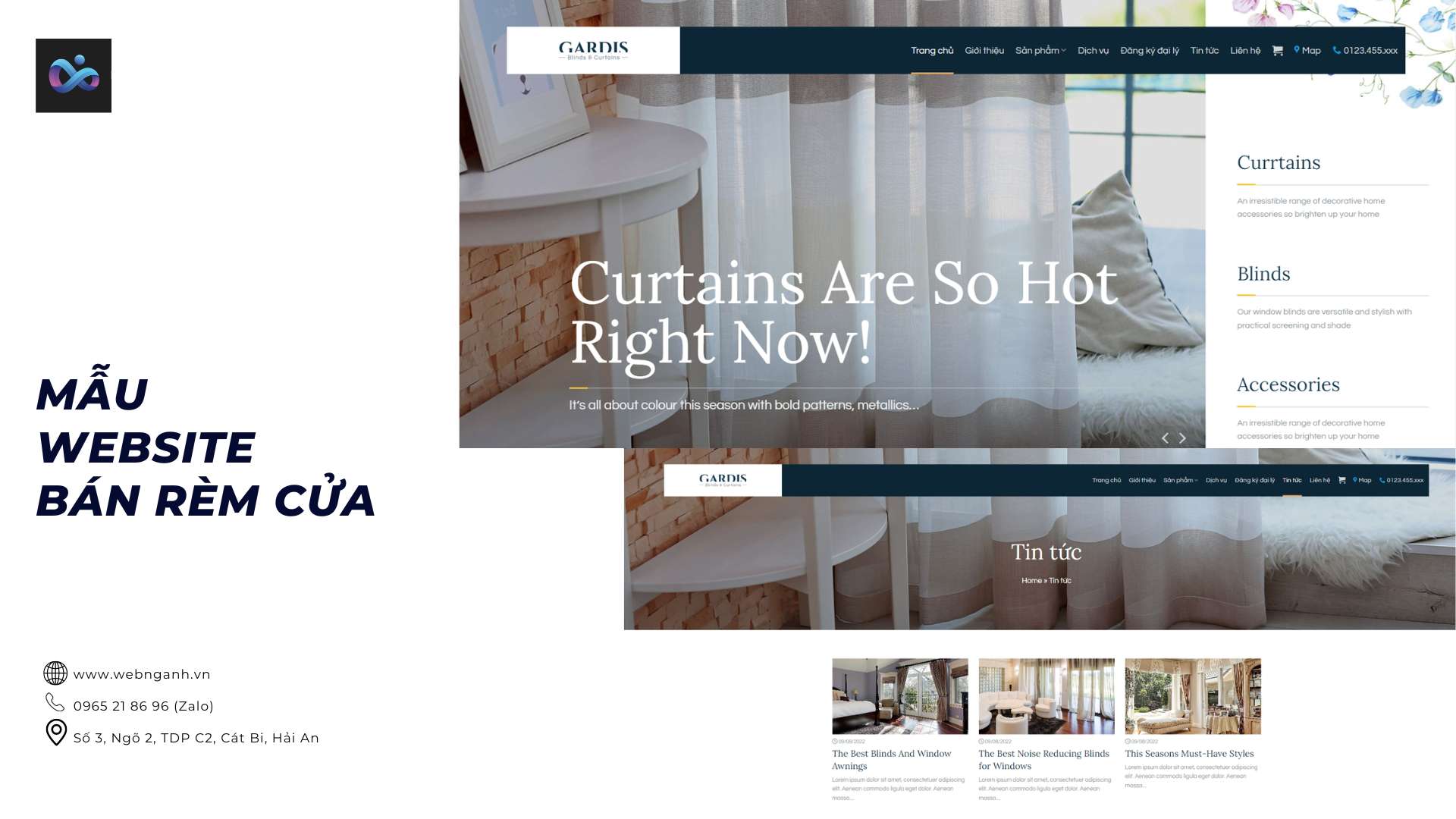 Curtain E-commerce Website Template