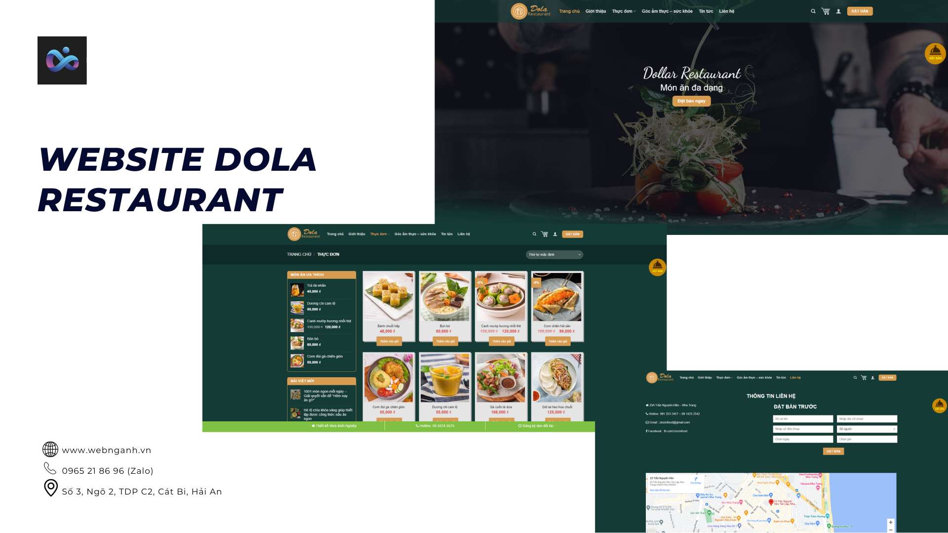 Dola Restaurant Website Template