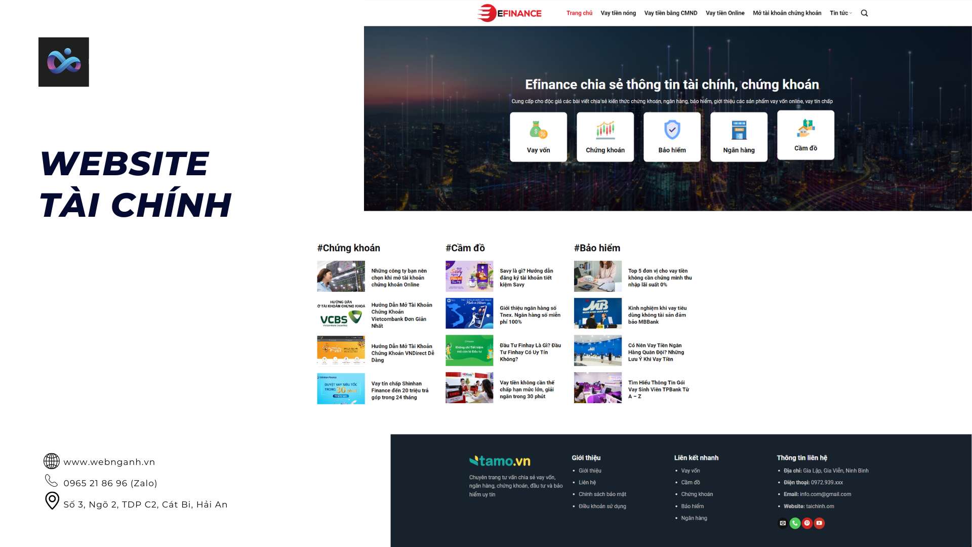 Finance Website Template