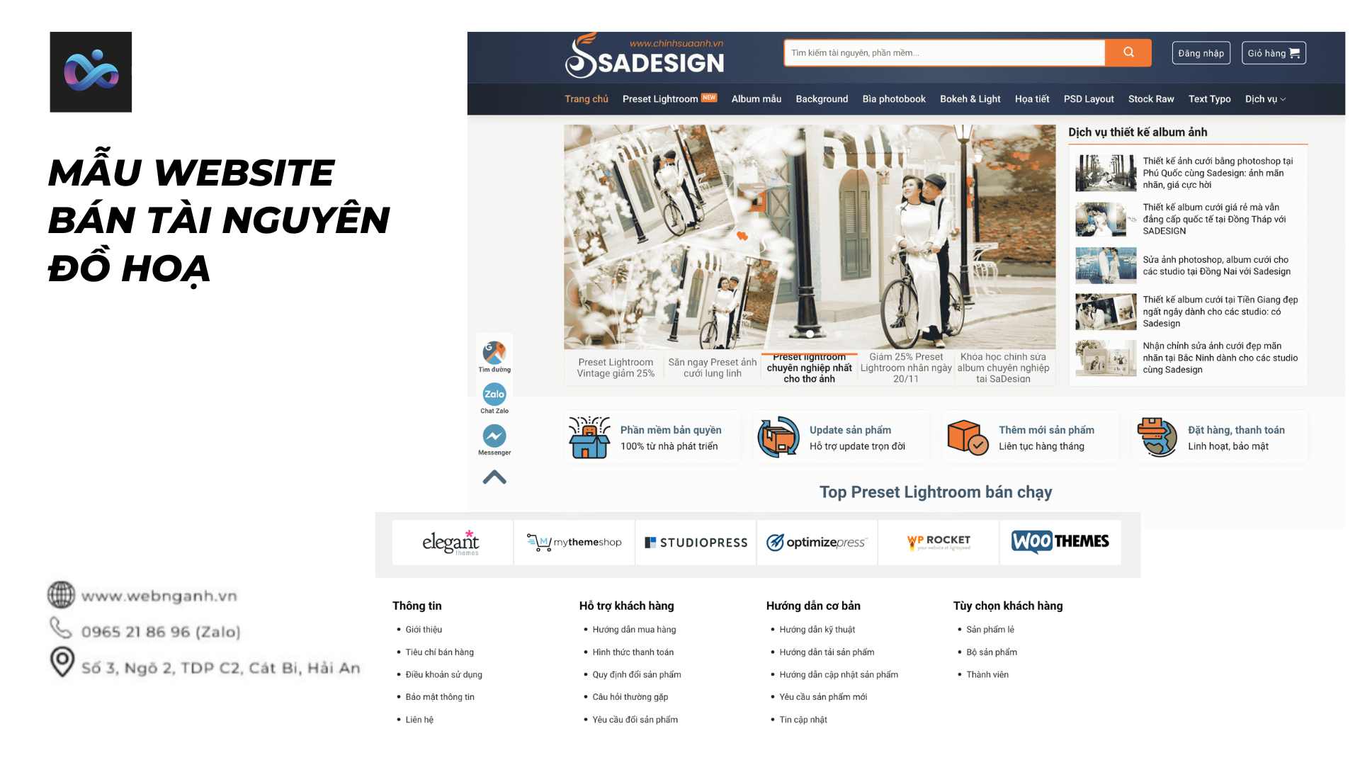 Graphic Resource Sales Website Template