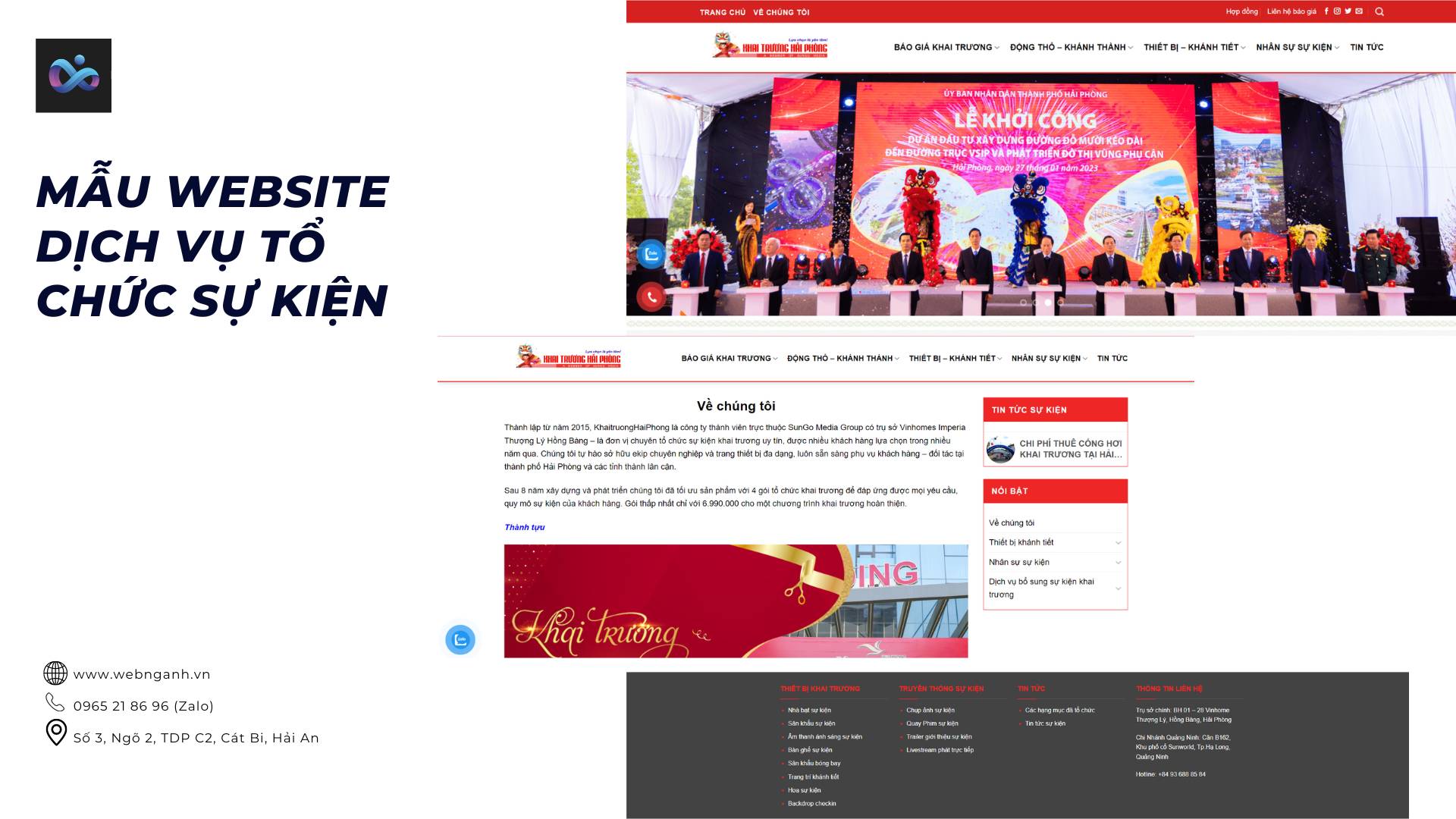 Event Management Service Website Template