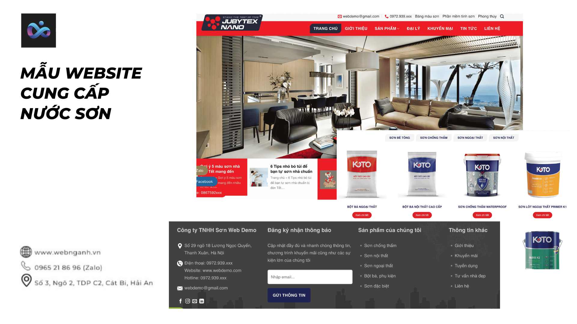 Paint Supply Website Template