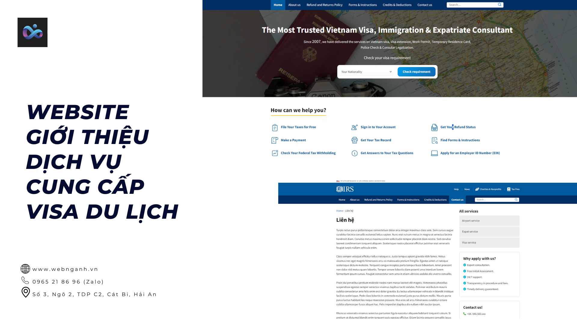 Tourist Visa Service Introduction Website