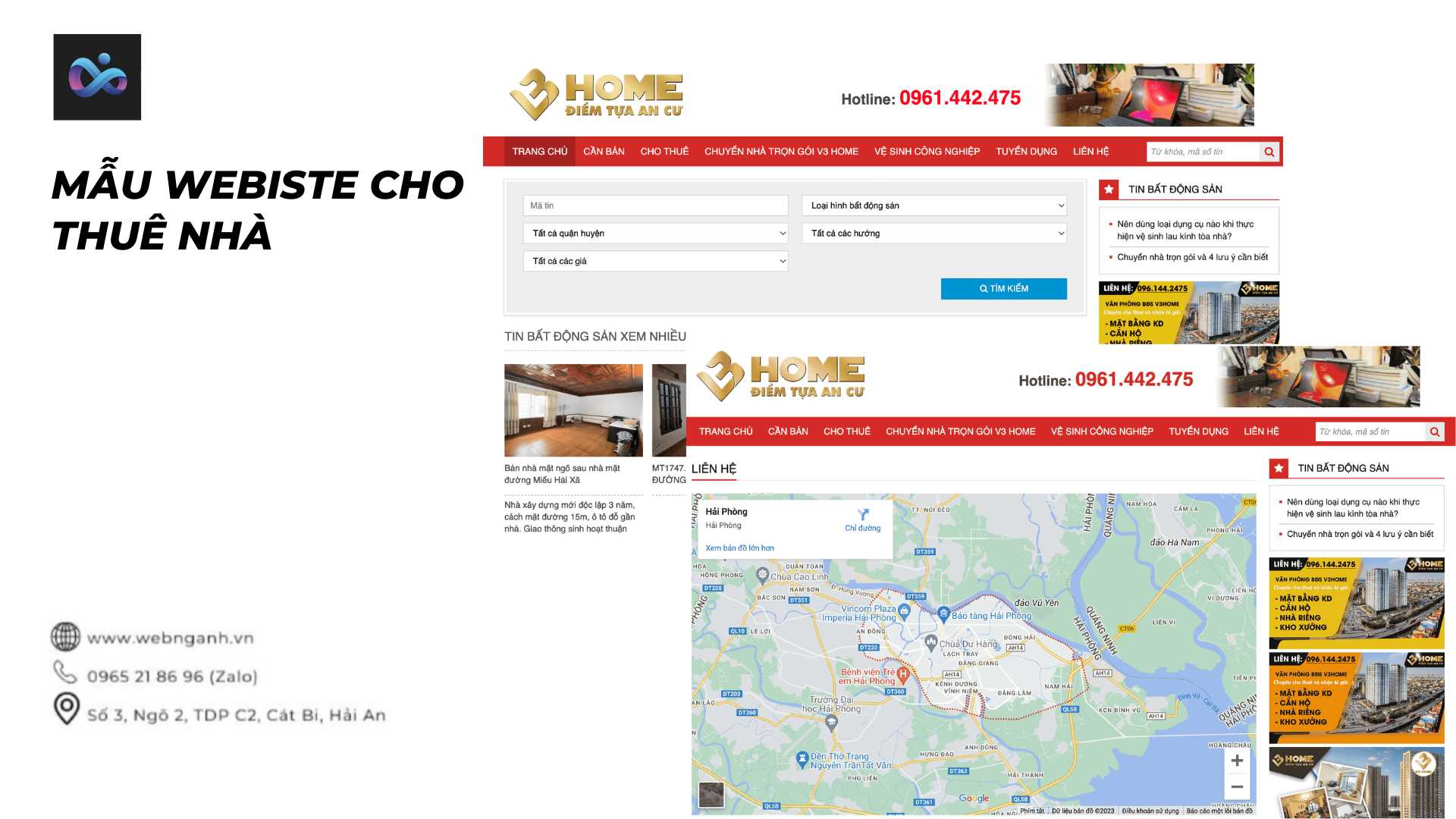 Rental Property Website Template