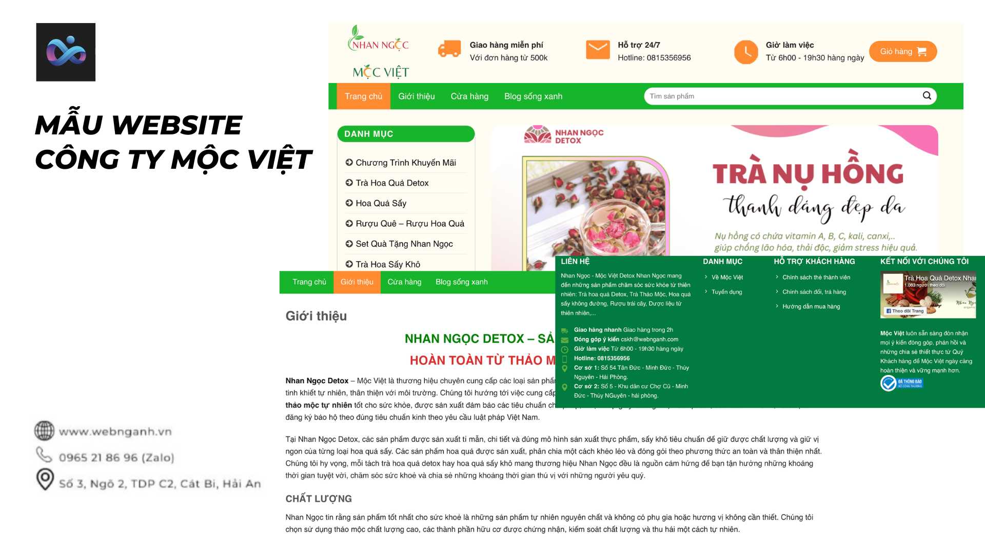 Moc Viet Company Website Template