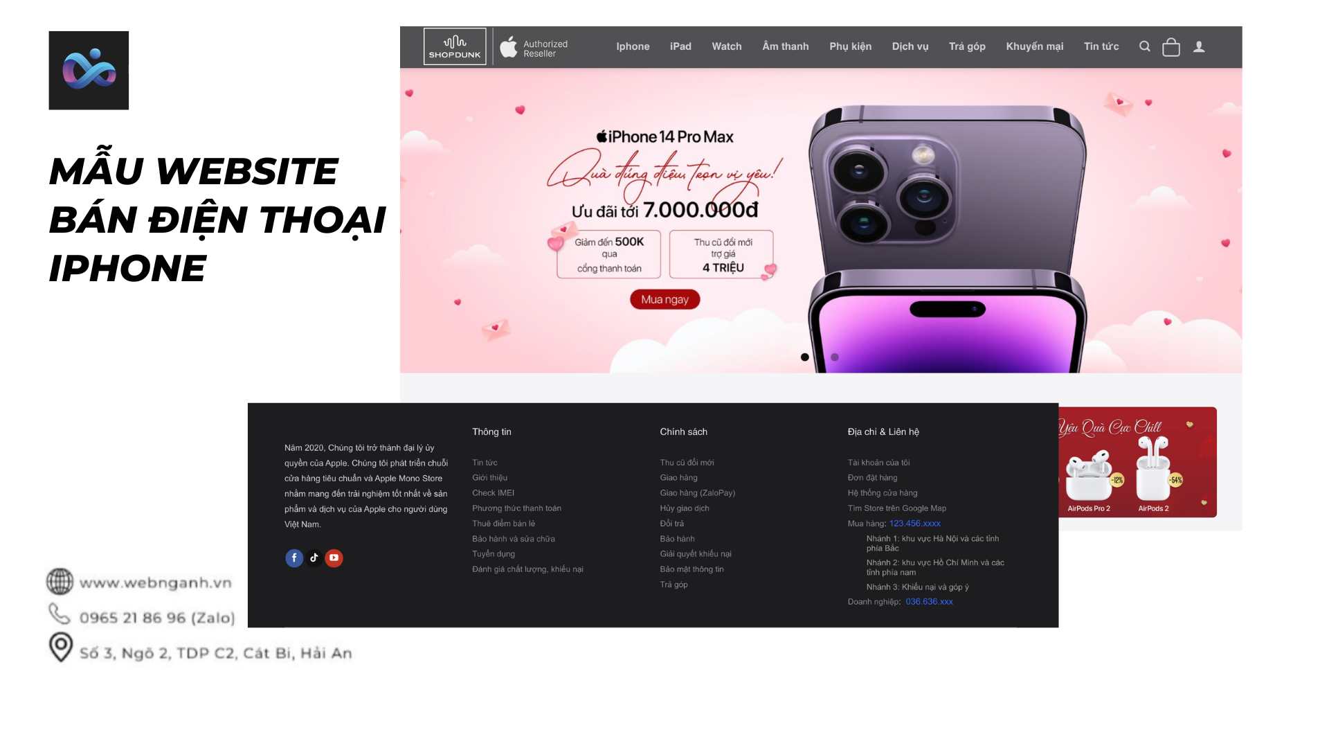 Iphone Sales Website Template