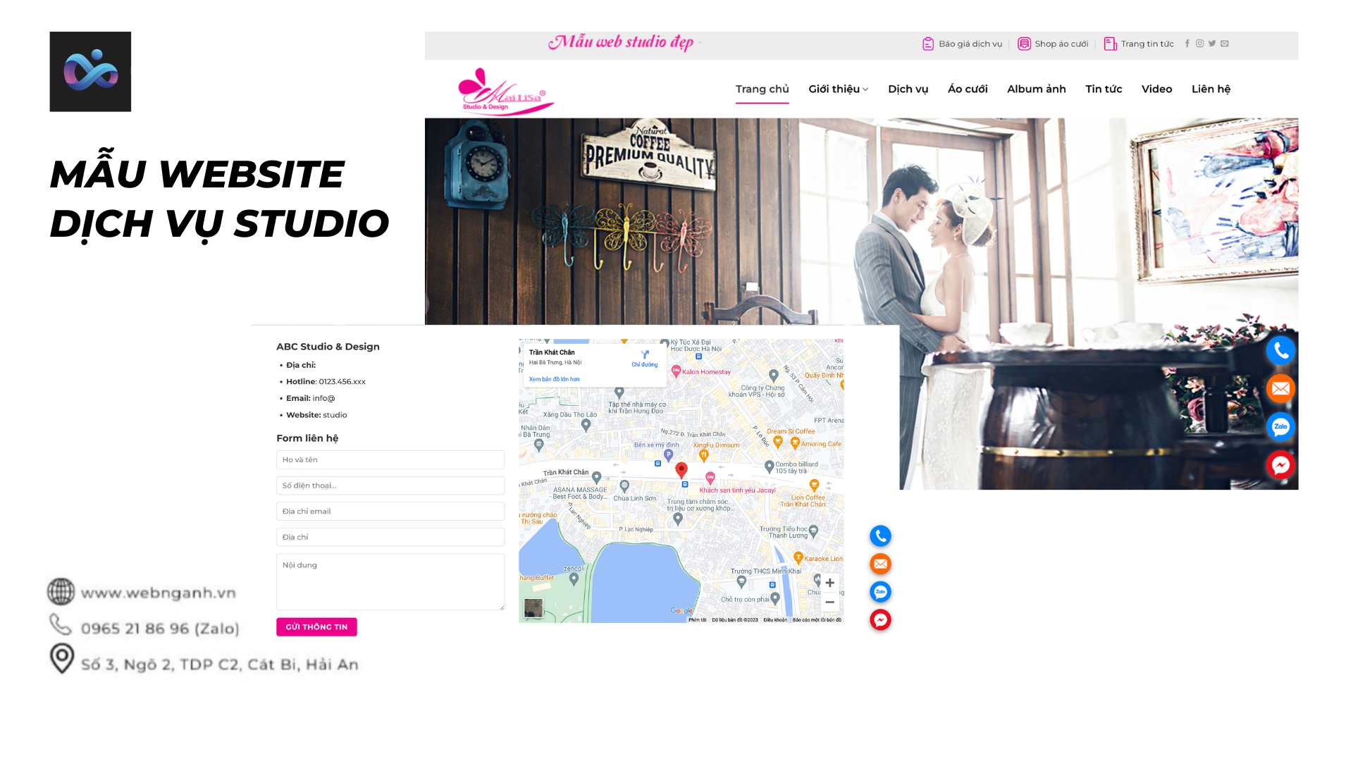 Studio Service Website Template